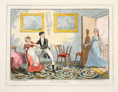 Check Mate, 1835 by George Cruikshank